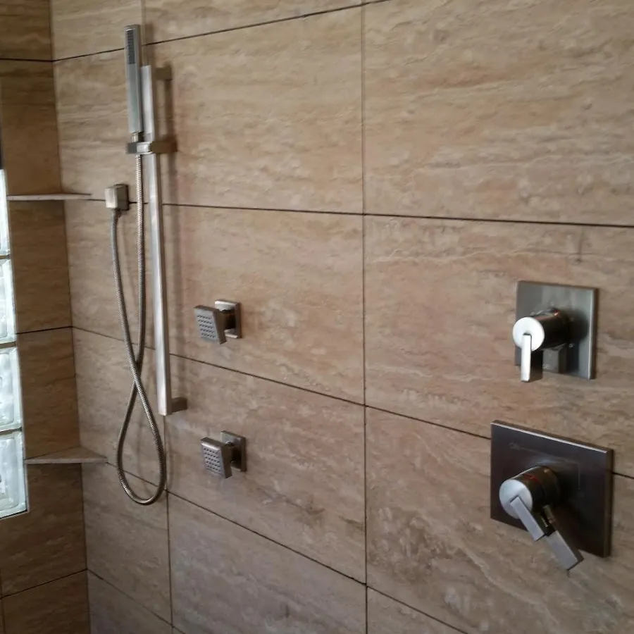 Shower fixture installation for Frozen Pipe Repair in Elburn